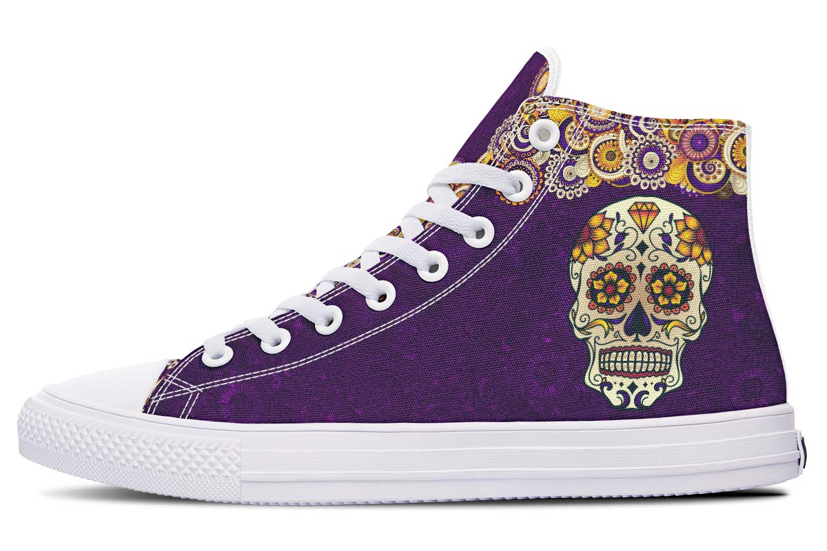 Purple Mandala Skull