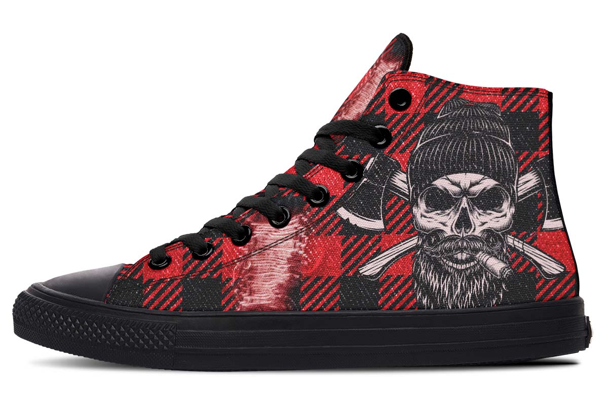 Red Check Skull