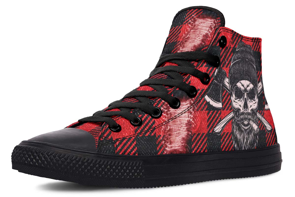 Red Check Skull