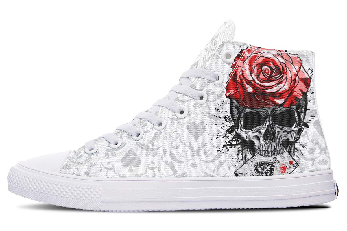 Rose Skull Ace Of Spade