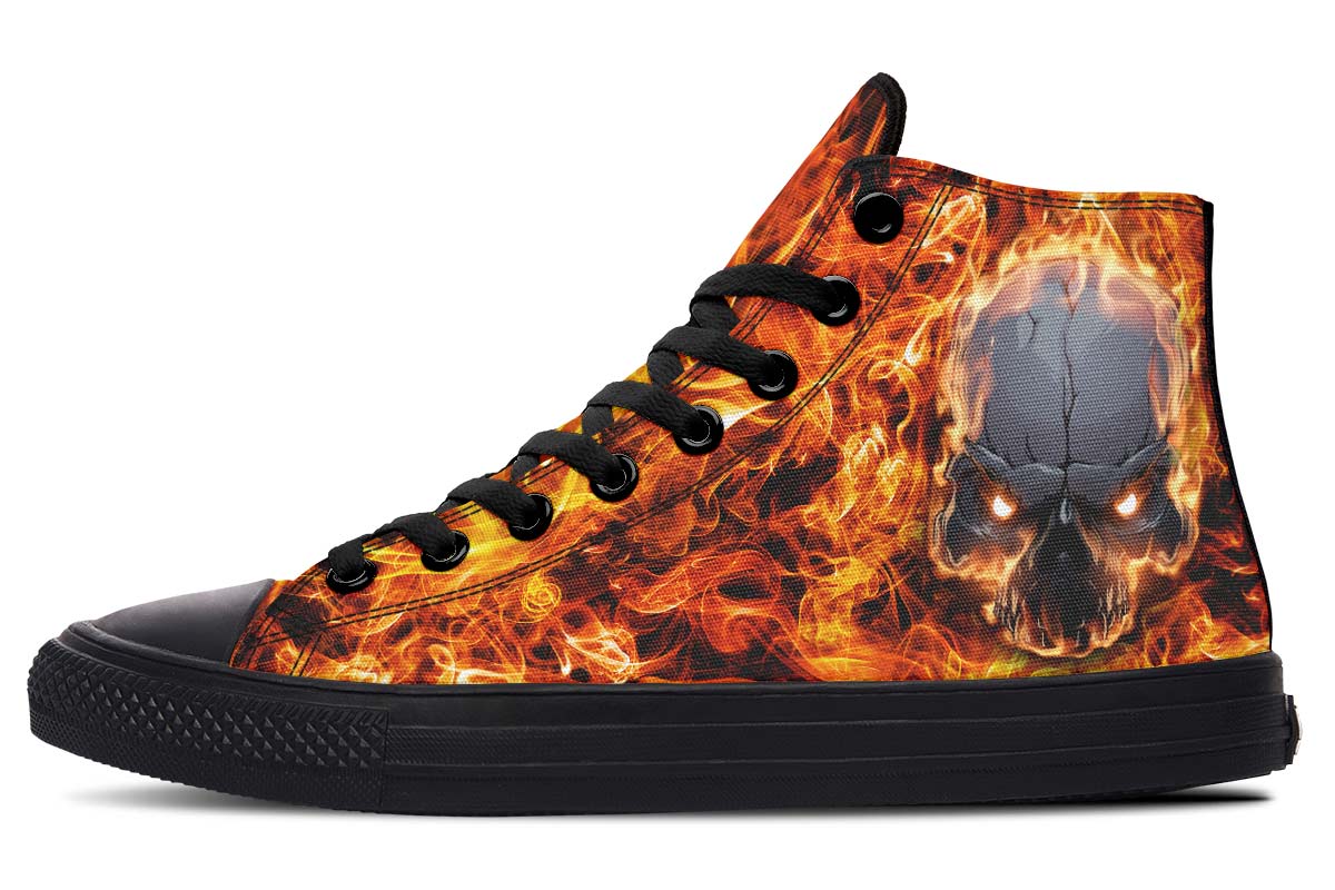Skull And Flames