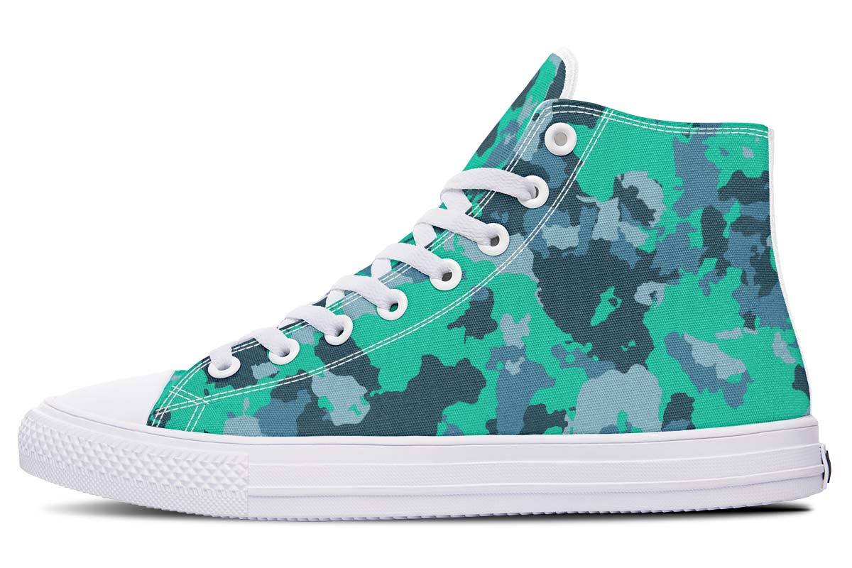 Fashion Cyan Camo