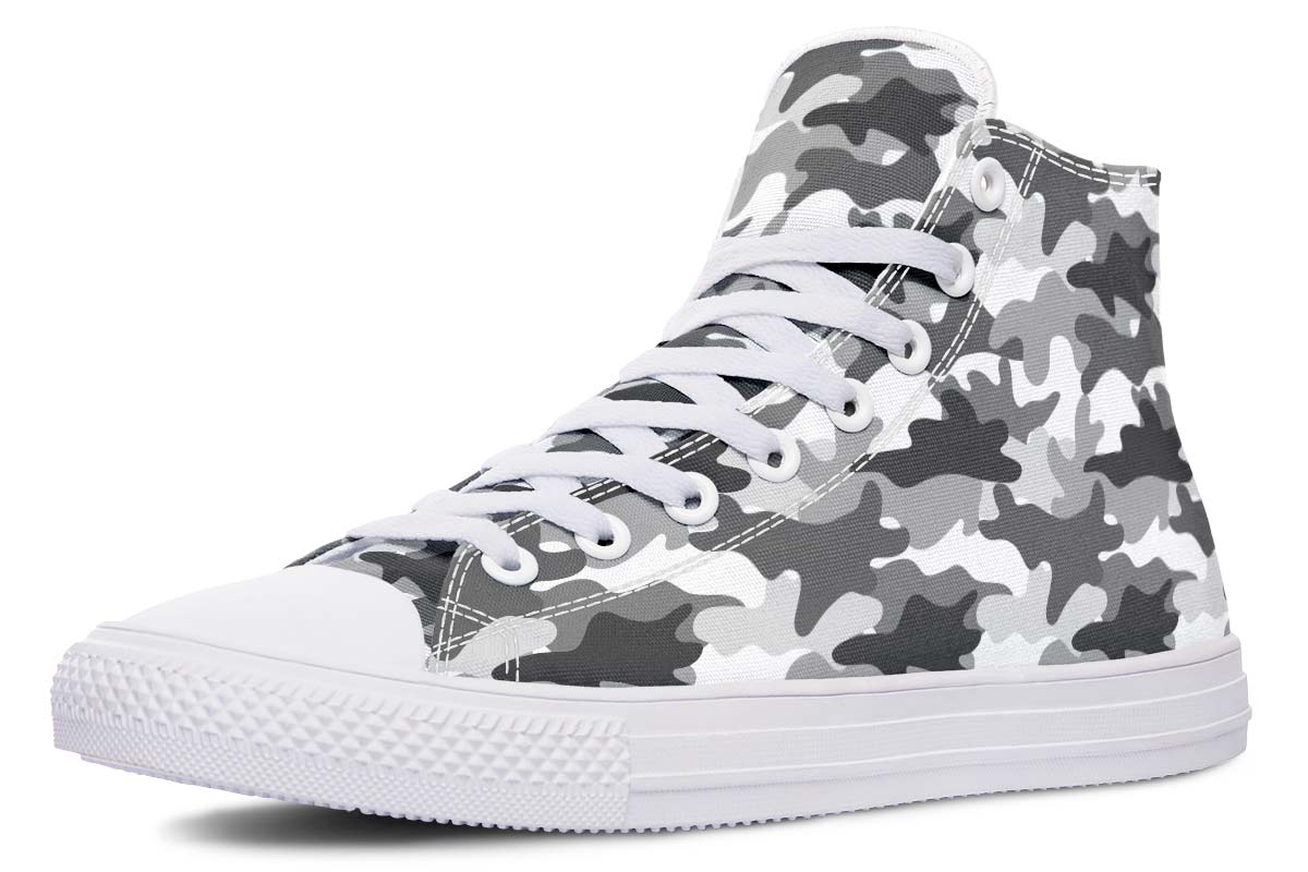 Grey And White Camo Pattern