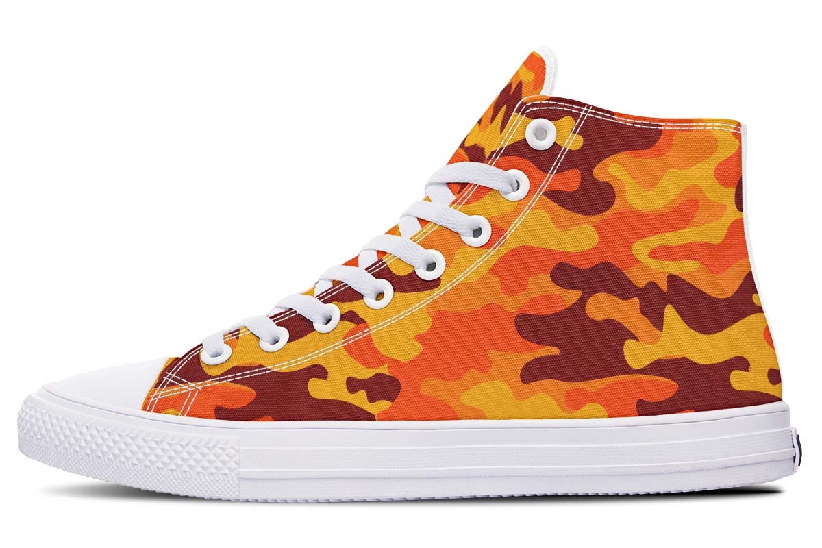 Orange Camo Pattern