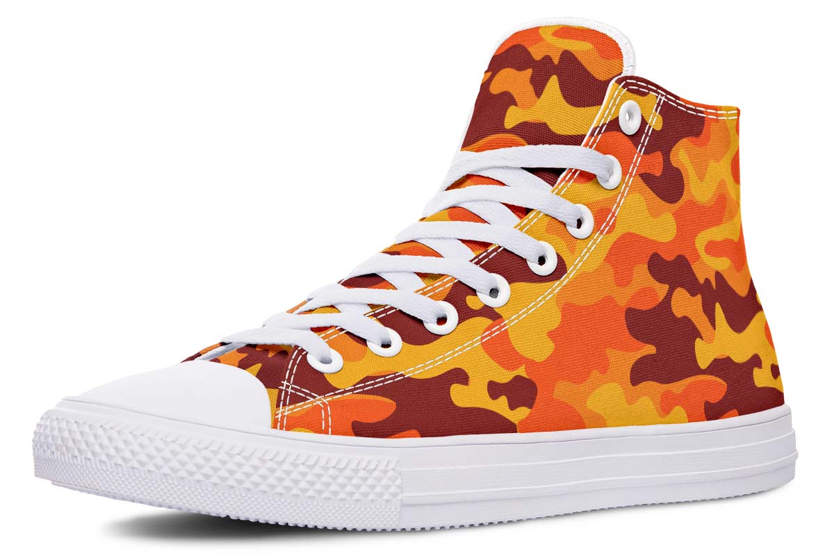 Orange Camo Pattern