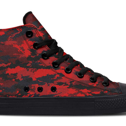 Red And Black Camo Pattern