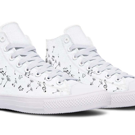 Musical Notes White