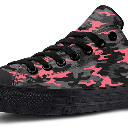 Grey And Pink Camo Pattern
