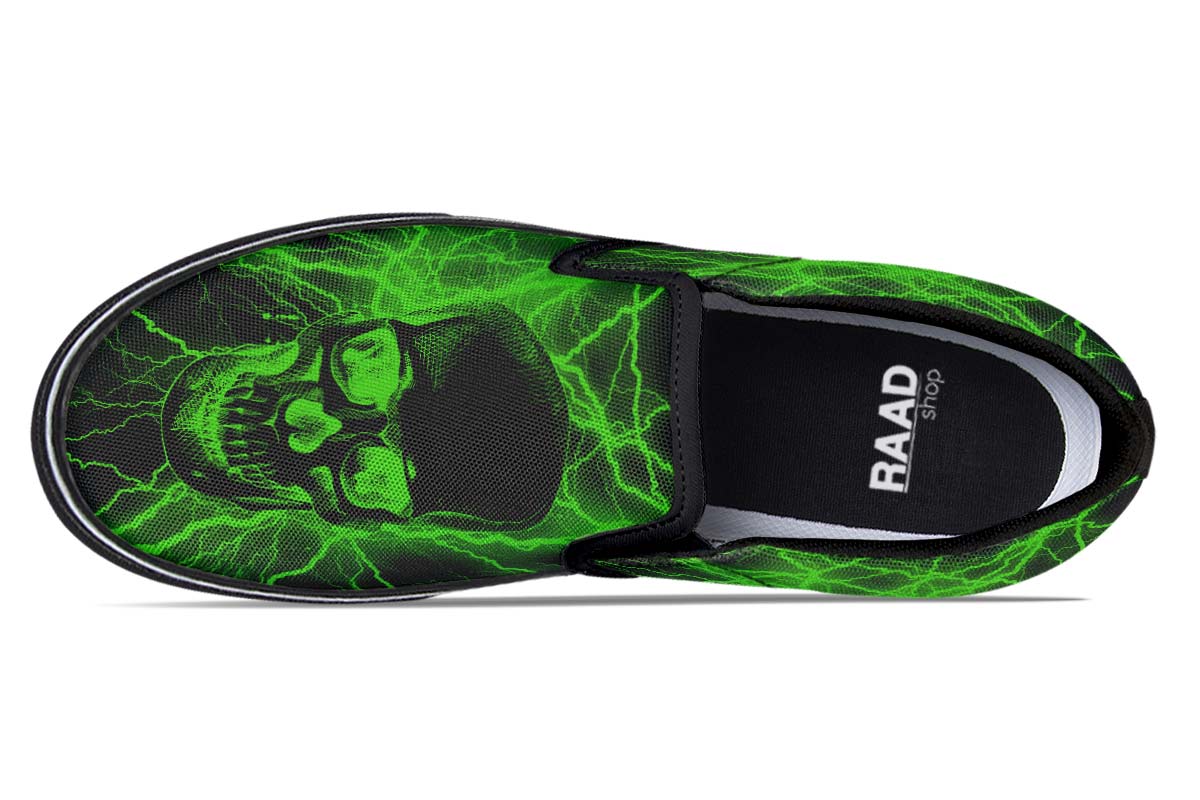 Supreme X Vans Slip-On Glow In The Dark Skull Pile - Mens Size 9