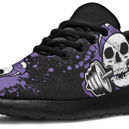 Splat Skull Black Purple