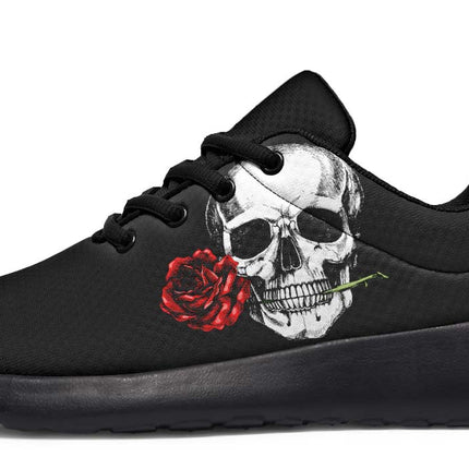 Skull And Rose Black