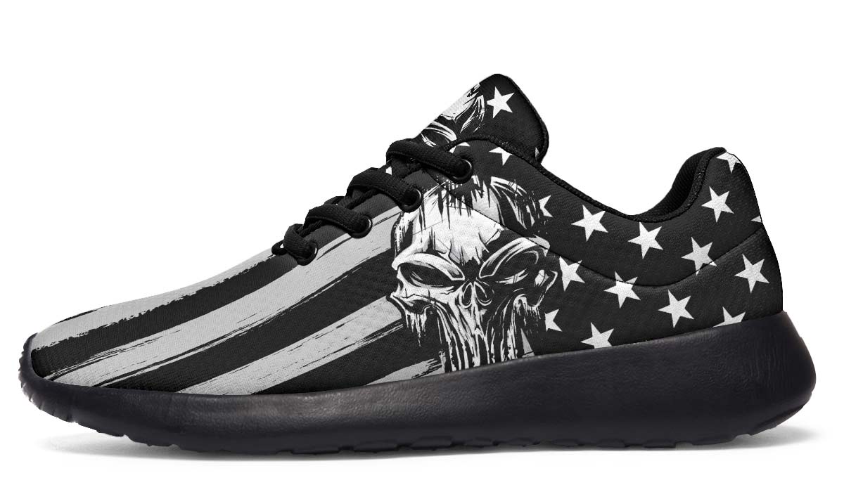 USA Punisher Black White