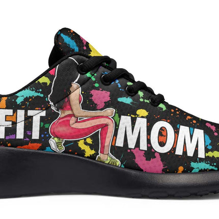 Colorful Splat Fit Mom