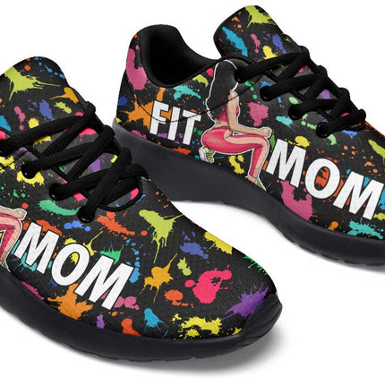 Colorful Splat Fit Mom