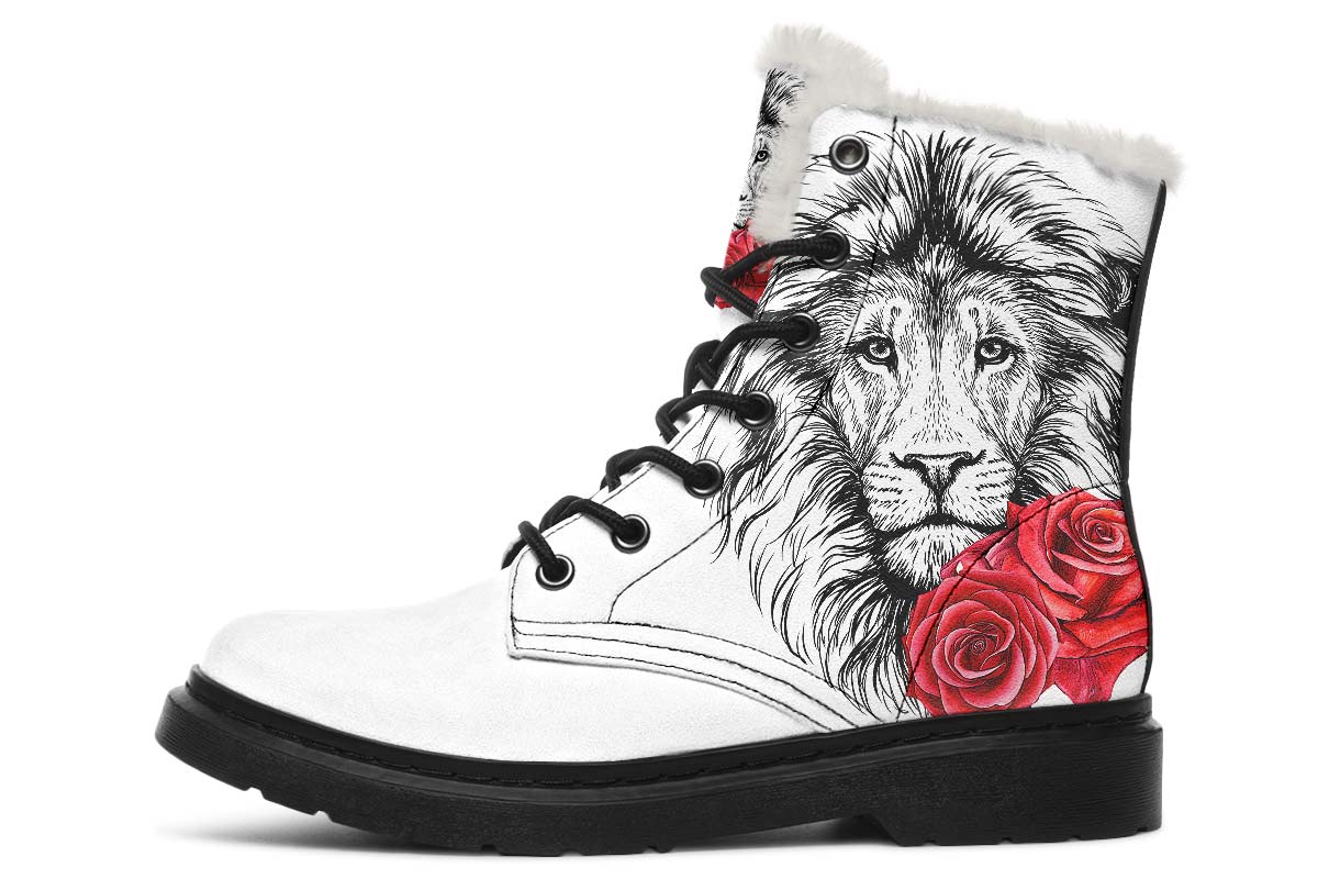 Red Rose And Lion