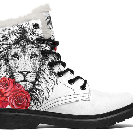 Red Rose And Lion
