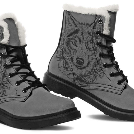 Wolf And Rose Grey