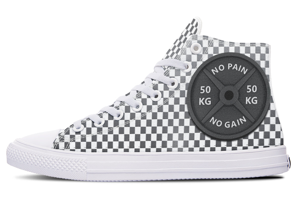 Grey Checker No Pain