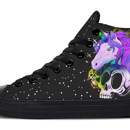 Colorful Unicorn And Skull