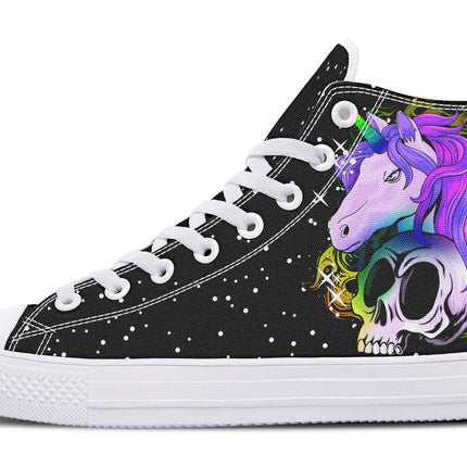 Colorful Unicorn And Skull