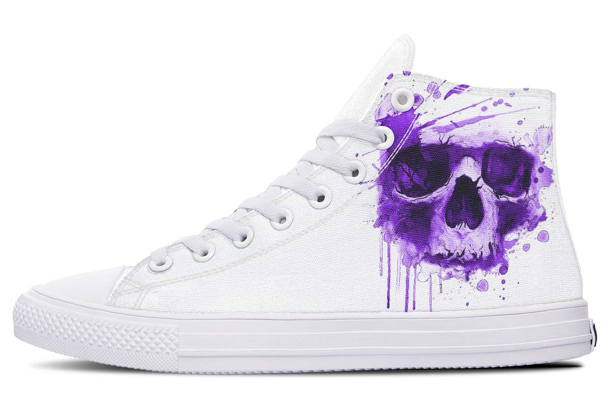 Purple Splash Skeleton