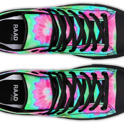 Green And Pink Tie Dye