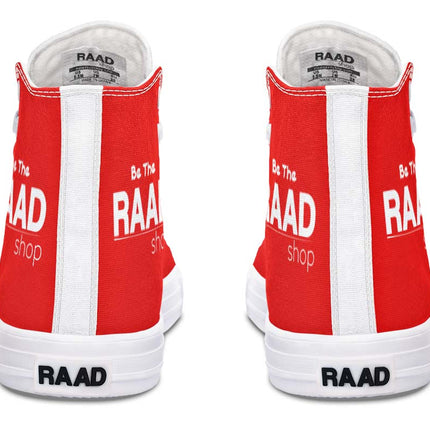 Raad White Logo Plain Red
