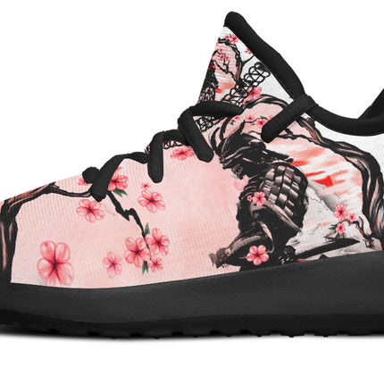 Samurai And Pink Flowers