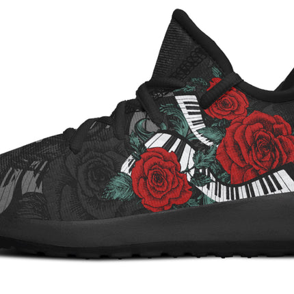 Piano And Roses