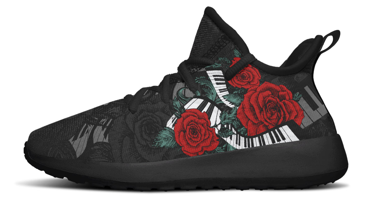 Piano And Roses
