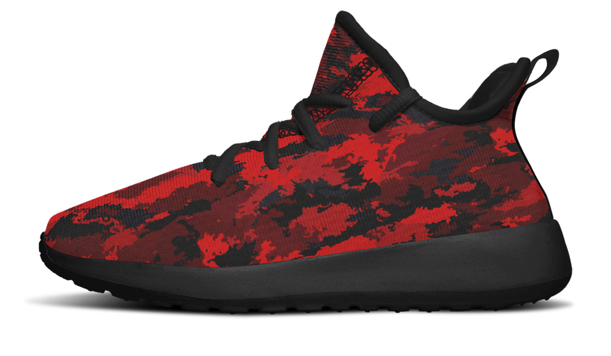 Red And Black Camo Pattern