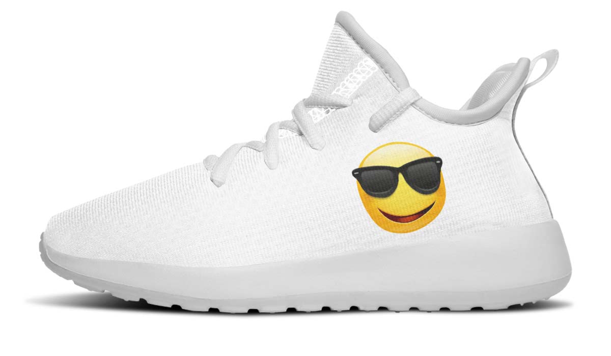 Smiling Face With Sunglasses White