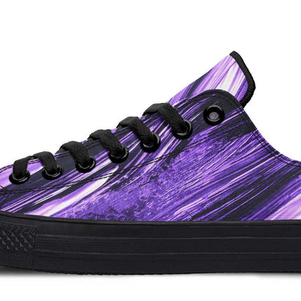 Conceptual Purple Waves Art