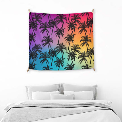 Chilling With Colors Palm Trees