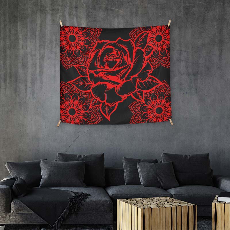 Red Rose Mandala