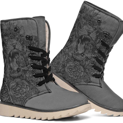 Lion And Rose Grey