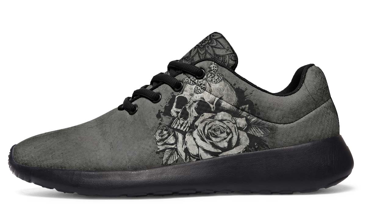 Grey Skull Rose