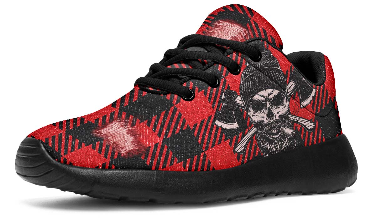 Red Check Skull