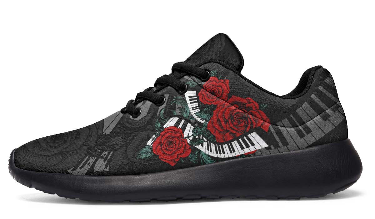 Piano And Roses