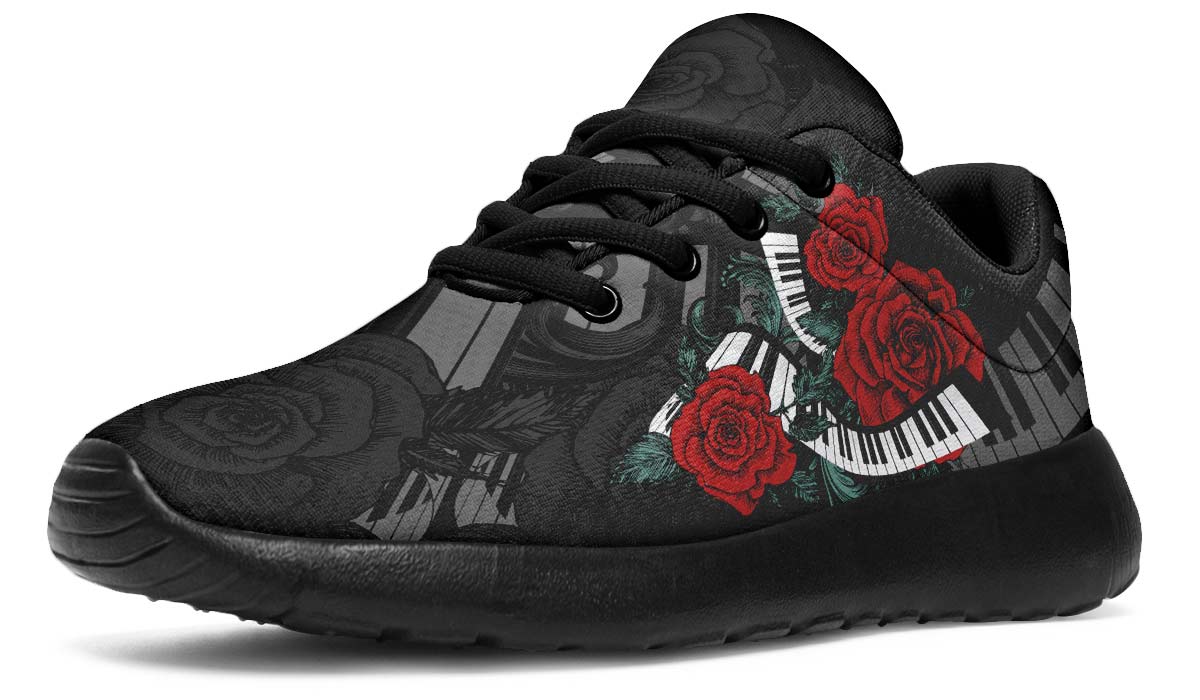 Piano And Roses