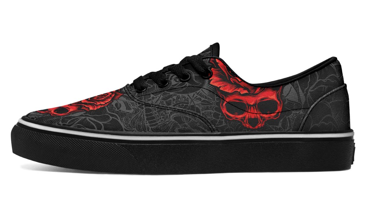 Rose Skull Red