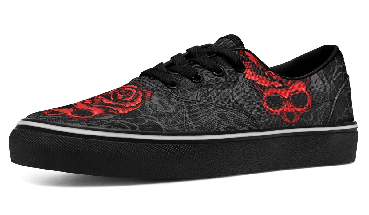 Rose Skull Red