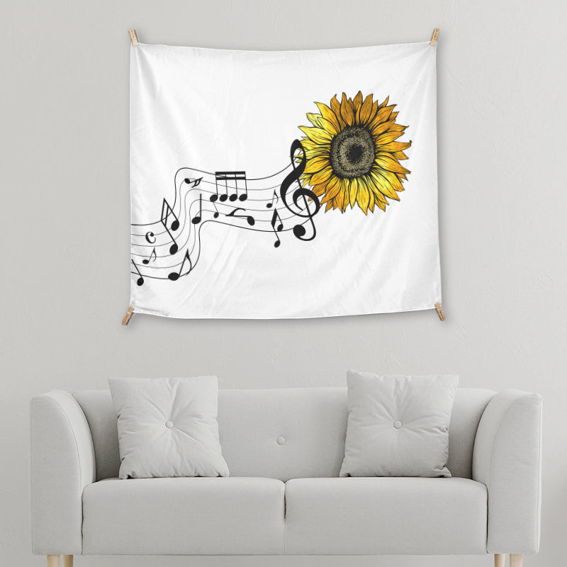 Sunflower And Music