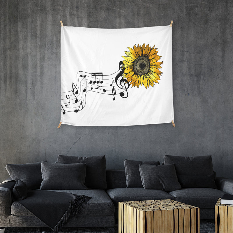 Sunflower And Music