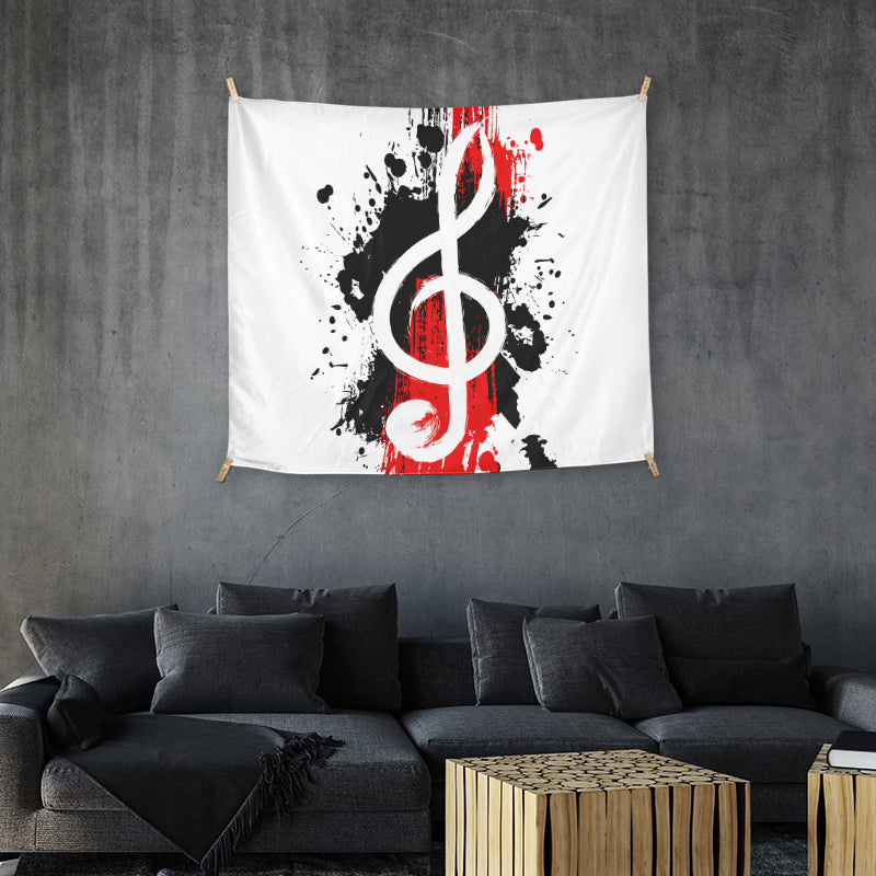 Treble Clef Abstract