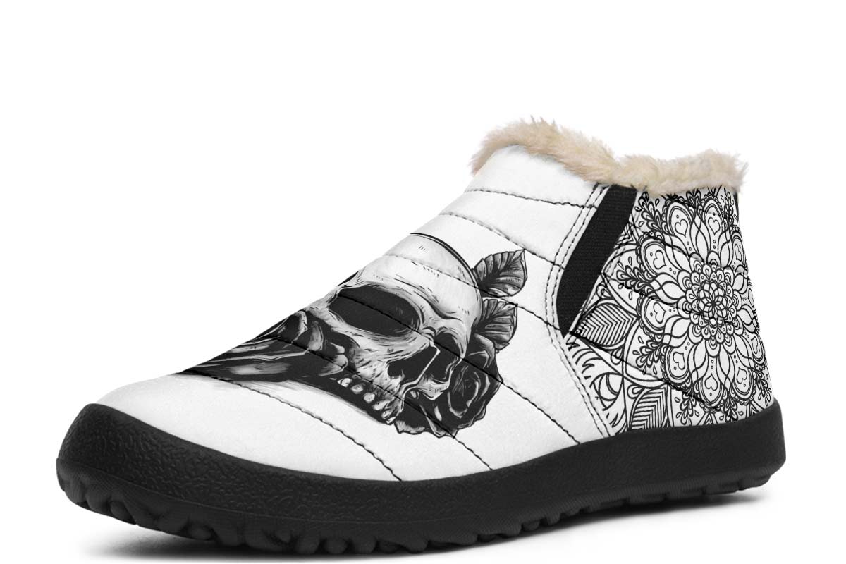 Skull And Mandala White